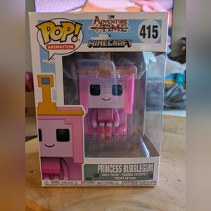 Funko Pop! Animation: Adventure Time x Minecraft Princess Bubblegum #415